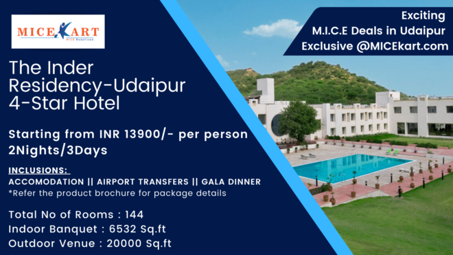 The Inder Residency – Udaipur || Corporate Travel Package
